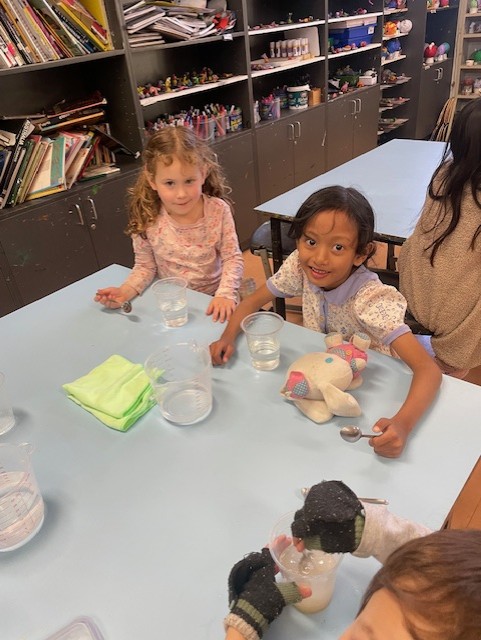 Experimenting during Science Week 2025